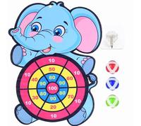 CXAFQ Tiro al Bersaglio Bambini,con 3 palline adesive,Natale Compleanno Oltre 3Anni,Giochi Bambini Giocattolo per Freccette Bersaglio,Adatto per giardini, giochi interni ed esterni(Elefante)