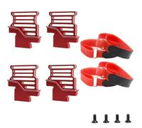 CXDOUDSW Cingcio del Supporto per Supporto Metallico Compatibile con 1 6 xrt 8s Accessori per Le Parti di aggiornamento 'Auto RC(Red)