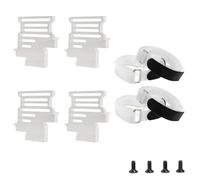 CXDOUDSW Cingcio del Supporto per Supporto Metallico Compatibile con 1 6 xrt 8s Accessori per Le Parti di aggiornamento 'Auto RC(Silver)