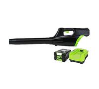 CXDSWAS Soffiante Radiale, Soffiatore for foglie senza fili con batteria al litio, 80V 750W Potente attrezzo da giardino for pulizia elettrica(With 5.0ah battery)