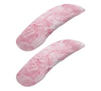 Cxdvotvy 2 copribraccioli per sedie, con stampa marmorizzata, morbidi ed elastici, lavabili in lavatrice, con bordo elastico