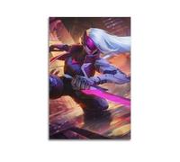 CXEEUDFFN Poster decorativo da parete a tema anime Mecha Girl su tela, stampa moderna, per camera da letto, per camera da letto, 60 x 90 cm