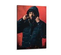 CXEEUDFFN Poster decorativo da parete su tela, motivo: Metro Boomin, stampa moderna, per camera da letto, per camera da letto, 50 x 75 cm