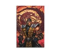 CXEEUDFFN Poster decorativo da parete su tela, motivo: Mortal Kombat Game, poster decorativo moderno per camera da letto, 40 x 60 cm