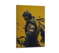 CXEEUDFFN Poster decorativo da parete su tela, motivo: Mortal Kombat Game, poster decorativo moderno per camera da letto, 40 x 60 cm