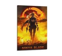 CXEEUDFFN Poster decorativo da parete su tela, motivo: Mortal Kombat Game, poster decorativo moderno per camera da letto, 40 x 60 cm