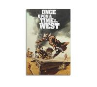 CXEEUDFFN Poster decorativo da parete su tela, motivo "Once Upon A Time in the West", stampa moderna, per camera da letto, per camera da letto, 50 x 75 cm