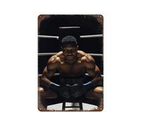 CXEEUDFFN Poster del film Creed 3 1 decorazione da parete in metallo, poster moderno per bar, 30 x 20 cm