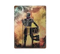 CXEEUDFFN Soul of The Legionary PosterWall Decor Art Metal Tin Poster Modern Bar Decorations40x30cm