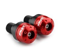 CXEPI Contrappesi per manubrio,Set Moto Manubrio Blocco Manopole Tappo Alluminio per TMAX560 TMAX 560 Tech MAX TMAX 2022 2023 2024(Non adatto per TMAX 2008-2021),Rosso