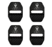 CXFFB 4 Pezzi di Copertura della Serratura della Portiera dell'auto, per Maserati Levante Ghibli Quattroporte GranSport Coupé Granlusso GT GC GTS Coperture per Serratura della Portiera,F