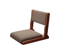 CXFSCD Sedia da Terra con Schienale, Principio ergonomico, Rangement pieghevole, Semplice e pratico, Supporto stabile, Alta capacità portante per Soggiorno(Color:Grigio)