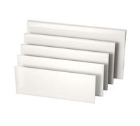 CXGBQSJ 3 Pezzi Pannello Foglio Plastica ABS Leggero Resistente agli Urti Termoplastico Modellabile Resistente al Calore per Fai da Te Ingegneria Costruzion,1mm