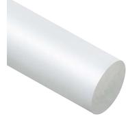 CXGBQSJ Barra Tonda in Nylon PA6, Asta in Plastica Antiurto per Cuscinetti, Boccole E Parti Meccaniche, Lunghezza 50cm,100mm/2pcs