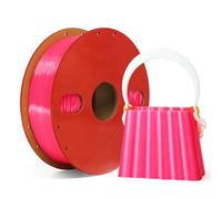 CXGBQSJ Filamento TPU 95A per Stampa 3D 1.75mm Flessibile Elastico Termoplastico Tipo Gomma Alta Resistenza Scorrimento Fluido per Modelli Ingegneristici E Stampa Creativa,Silk Pink