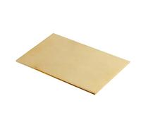 CXGBQSJ Lamiera di Ottone 100X200mm Facile da Tagliare E Saldare Lamiera di Ottone Sottile per Modellismo Artigianale, Spessore,0.5mm