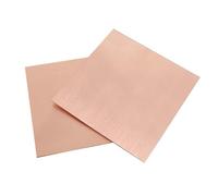 CXGBQSJ Lastra di Rame 99,9% Finitura Liscia Alta Conduttività per Artigianato Incisione Taglio Laser e Uso Industriale,50x50x1.2mm