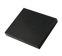 CXGBQSJ Lastra in Nylon PE Nera, Pannello Plastico Resistente agli Urti E all'Usura per Lavorazioni CNC E Applicazioni Industriali,400x400x5mm