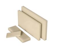 CXGBQSJ Lastra in Plastica ABS 250x250mm Pannello Termoplastico Ad Alta Resistenza agli Urti Facile da Tagliare per Modello Fai da Te Prototipo,6mm