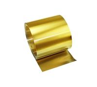 CXGBQSJ Striscia in Ottone 1m Lunghezza 0,8 mm Spessore Lastra Metallica Piatta per Messa a Terra, Modellismo e Riparazioni Industriali,0.8x50mm