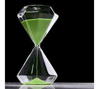 CXGFRGH Clessidra, Timer Portatile da 5/15/30 Minuti, Grande, for Bambini, Ufficio, Aula, Cucina, Giochi, spazzolino Denti, Orologio, Regalo, Decorazioni Creative, Nascita(Green,5 Minutes)