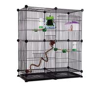 CXGFRGH Gabbia per Uccelli, Gabbie for Uccelli, for Grandi, for in Metallo, casetta for Creativa, trasportino for Animali Domestici, Gabbia for voli, for pappagalli(E)