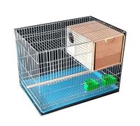 CXGFRGH Gabbia per Uccelli, Gabbie for Uccelli for Portatili for in Metallo Prodotti for Animali Domestici trasportino for casetta for Vassoio Rimovibile for for Durevole