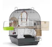 CXGFRGH Gabbia per Uccelli, Gabbie for Uccelli Semplici for retrò Gabbia for in Ferro battuto con Supporto Girevole Grande e Resistente casetta for da 20 Pollici(D Set)