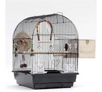 CXGFRGH Gabbia per Uccelli, Gabbie for Uccelli Semplici for retrò Gabbia for in Ferro battuto con Supporto Girevole Grande e Resistente casetta for da 20 Pollici(C Set)