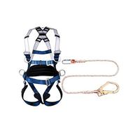 CXGFRGH Imbracatura di Sicurezza, Imbragatura da Arrampicata, Imbracatura di Sicurezza for Tutto Il Corpo, Cintura Posizionamento for lavori Aerei, su tetti/Gancio Singolo Grande(Single Big Hook)