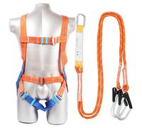 CXGFRGH Imbracatura di Sicurezza, Kit di Imbracatura Sicurezza for Tutto Il Corpo, Cintura Protezione anticaduta