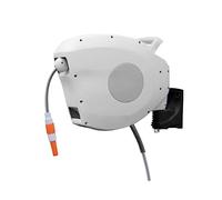 CXGFRGH Raccolta Tubi, Avvolgitubo da Giardino Retrattile da 100 piedi/30 m, 1/2", con Blocco di Qualsiasi Lunghezza, Robusto avvolgitubo da Parete con riavvolgimento Automatico