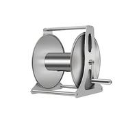 CXGFRGH Raccolta Tubi, Avvolgitubo Portatile, portatubo Portatile, portatubo da Giardino, portatubo for l'acqua, avvolgitubo in Metallo, Supporto for Tubo da Giardino