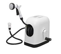CXGFRGH Raccolta Tubi， Scatola avvolgitubo Portatile da 30 m/100 Piedi con Tubo, Carrello avvolgitubo con Maniglia, Completo di Guida for Tubo