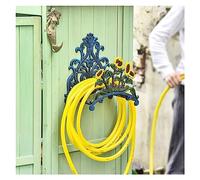 CXGFRGH Raccolta Tubi， Supporto for Tubo Flessibile da Parete Resistente, avvolgitubo, Realizzato in ghisa, Grande capacità di stoccaggio for Giardino, Cortile, Carrello avvolgitubo da Balcone