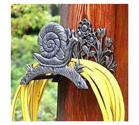 CXGFRGH Raccolta Tubi， Supporto for Tubo Flessibile in ghisa, Organizer for Tubi dell'Acqua, Giardino, Cortile, Decorazione da Parete for Balcone, Carrello avvolgitubo