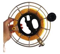 CXGFRGH Roulette con Gli aquiloni ， Avvolgitore Silenzioso, con 1200 Metri di Linea a Tre Fili, Freno e Funzione Anti-inversione, Bobina for Corda for aquiloni for Adulti Principianti(26cm/10.2")