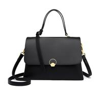 CXHasmotic Borsa da donna color block Borsa versatile a spalla e a tracolla | Cartella con patta con chiusura rotonda, borsa da donna con manico superiore multiuso