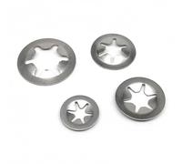 Cxiang-Rondelle piatte 65Mn Steel 304 Stainless Steel M2 To M12 External Circlip Self-Locking Retaining Clip Push On Shaft Bearing Snap Ring Washer, Rondelle piatte(304 stainless steel,50pcs M5x14)