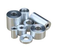 Cxiang-Rondelle piatte Diameter 30mm M10 M12 M14 M16 M18 M20 Aluminum Bushing Washer Gasket Round Hollow No Thread Standoff Spacer, Rondelle piatte(D30xd12.2xH,H19(2pcs))