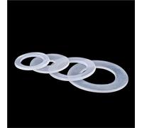 Cxiang-Rondelle piatte M2 M3 M4 M5 M6 M8 - M22 PE Plastic Nylon Insulating Soft Plain Gasket Pad Ring Spacer Flat Washer, Rondelle piatte(M3x7x1mm-100pcs)