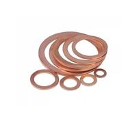 Cxiang-Rondelle piatte M3 M4 M5 M6 M7 M8 M10 M12 M13 M14 M16-M33 0.8mm Thickness Copper Washers Flat Gaskets Round Washer Sealing Gasket, Rondelle piatte(M8x12x0.8mm 10pcs)