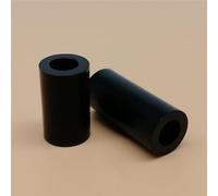 Cxiang-Rondelle piatte M3 M4 M5 M6 M8 Black ABS Nylon Non-Threaded Spacer Hollow Round Standoff Washer For PCB Board Support TV Install, 25pcs, Rondelle piatte(M3 ID3.1mm OD7mm,Length 22mm)