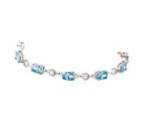 CXIAOSJUN Braccialetto leggero di lusso con ametista, catena minimalista placcata in argento, adjustable, from 6.18 to 12.36 inches, Cristallo, Nessuna pietra preziosa