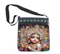 CXINLky DIY Diamond Art Painting Crossbody Borsa da donna 5D Diamont Art Messenger Borsa a tracolla portamonete borsa a tracolla con cerniera 18 Dio indiano