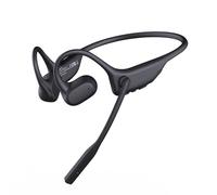 CXK Cuffie aperte con microfono, cuffie Bluetooth con cancellazione del rumore AI, cuffie a conduzione d'aria, cuffie wireless Bluetooth 5.3 con microfono per lavoro, chiamate, riunioni, guida