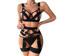 CXKOLD Mini Abito Donna Hot Completi Intimi Lingerie Intimo Rosso Capodanno Babydoll Raso Bustino sopra Camicia Mutande Donna Lingerie Hard Donna Curvy