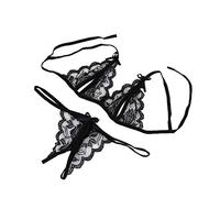 CXKOLD Sexy Lingerie Vittoria Completino Intimo Donna Sexy Hot Biancheria Sexy Babydoll Nero Bustini Eleganti da Cerimonia sexydonna Hard Perizoma Uomo Sport