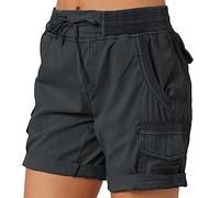 CXKOLD Shorts Donna Eleganti Shorts Donna Eleganti Vita Alta Baggy Jeans Neri Jeans a Pantaloni Lino Donna Estivi Bianchi t Shirt Donna Pantaloncini contenitivi Donna Pantalone da Yoga