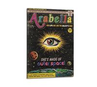 CXMAKNZ Poster applicabile a Arabella Arctic Monkeys Poster su tela pittura ad olio decorativa da appendere per casa, soggiorno, camera da letto, sala da pranzo, parete, 40 x 60 cm, con cornice